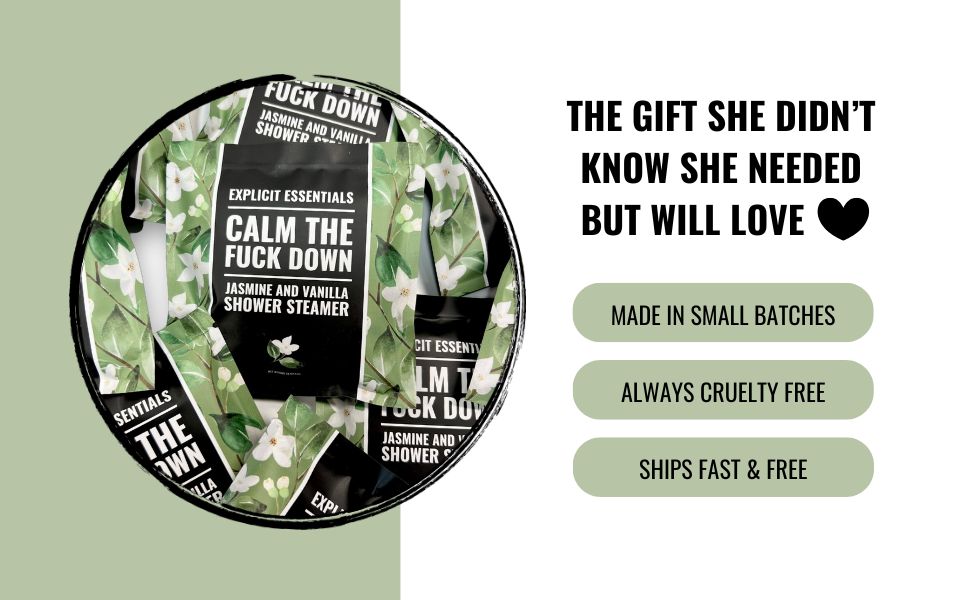 Calm The Fuck Down Shower Puck