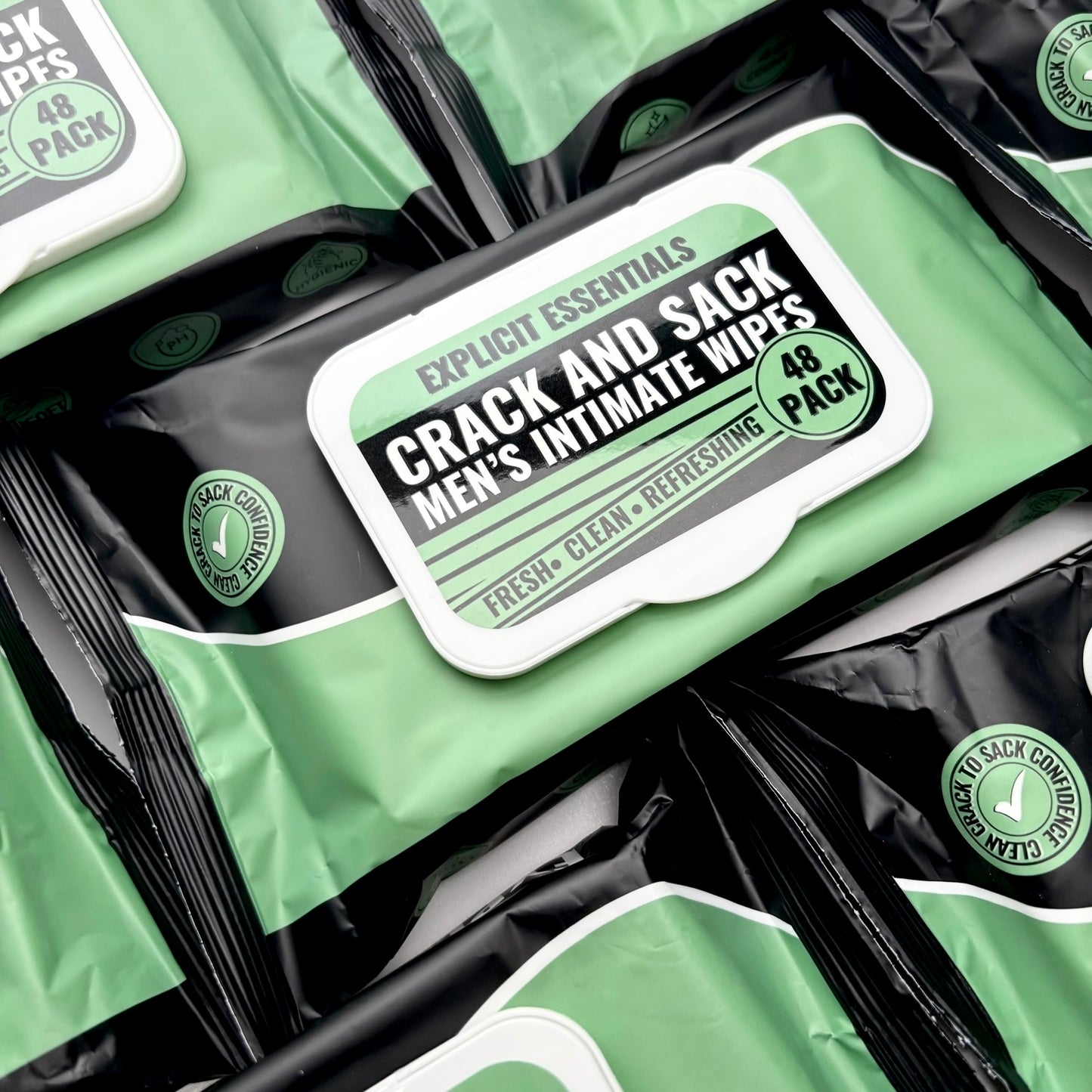 Crack & Sack Men's Wet Wipes - 3 Pack