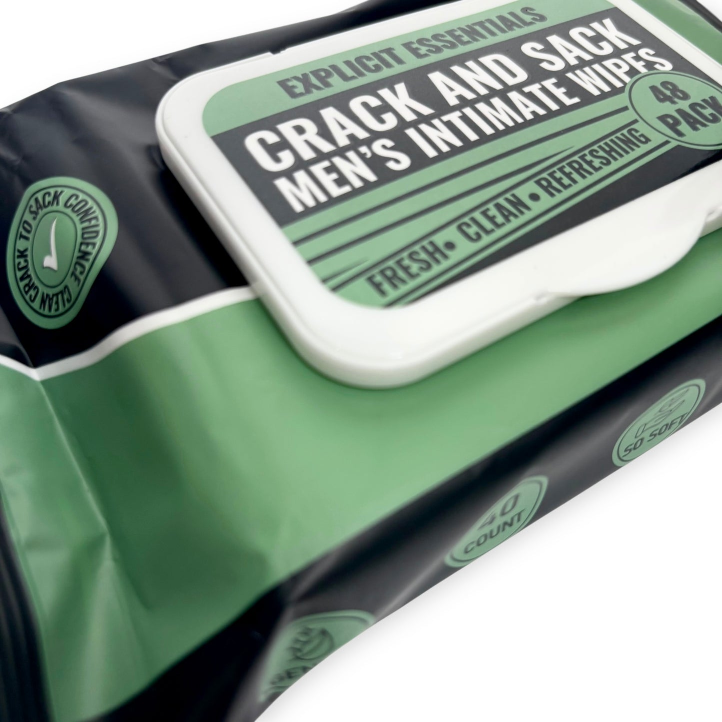 Crack & Sack Men's Wet Wipes - 3 Pack