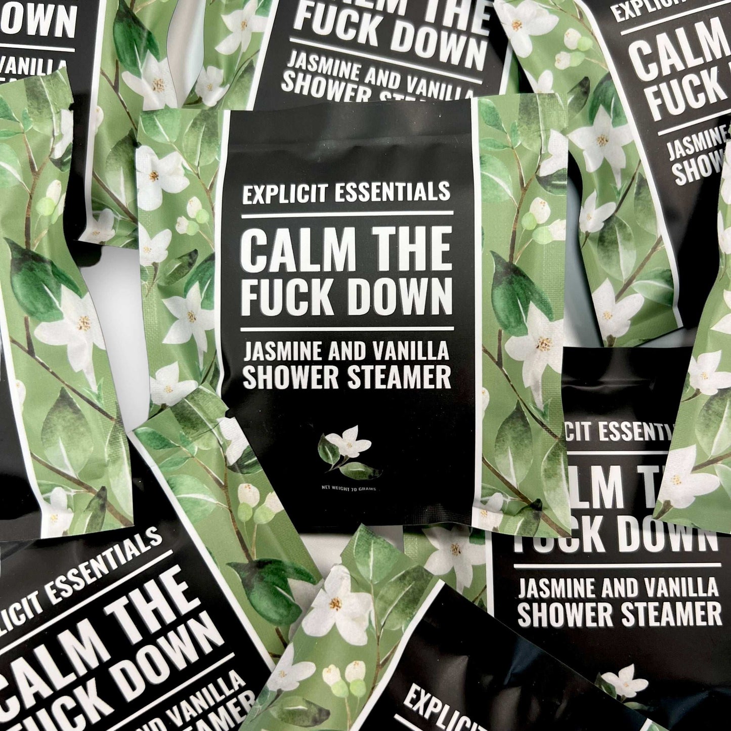 Calm The Fuck Down Shower Puck