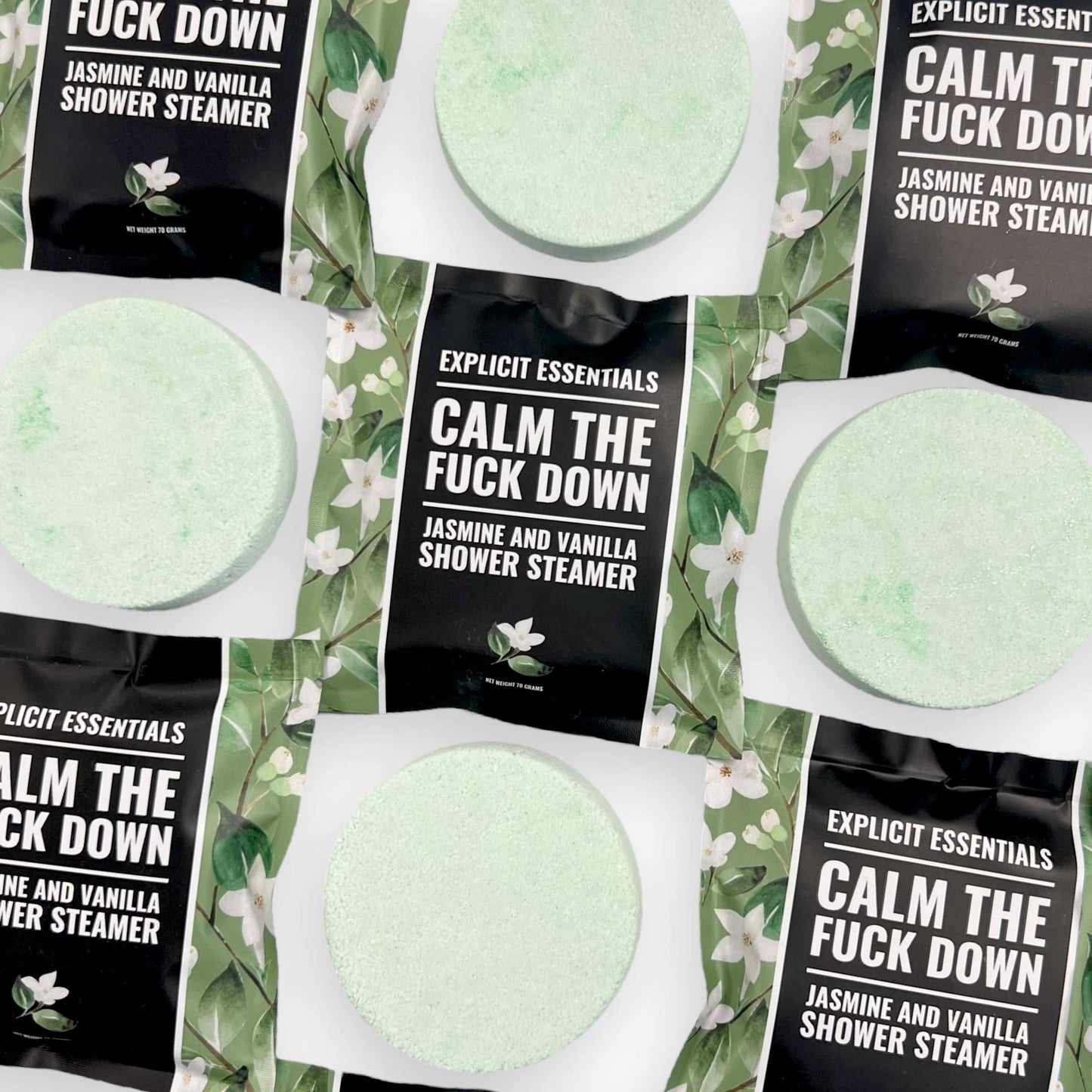 Calm The Fuck Down Shower Puck