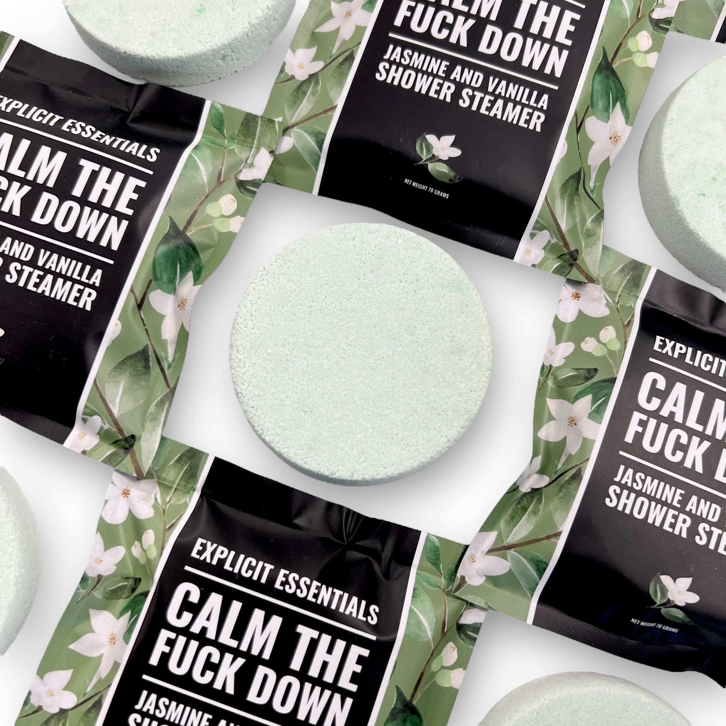 Calm The Fuck Down Shower Puck