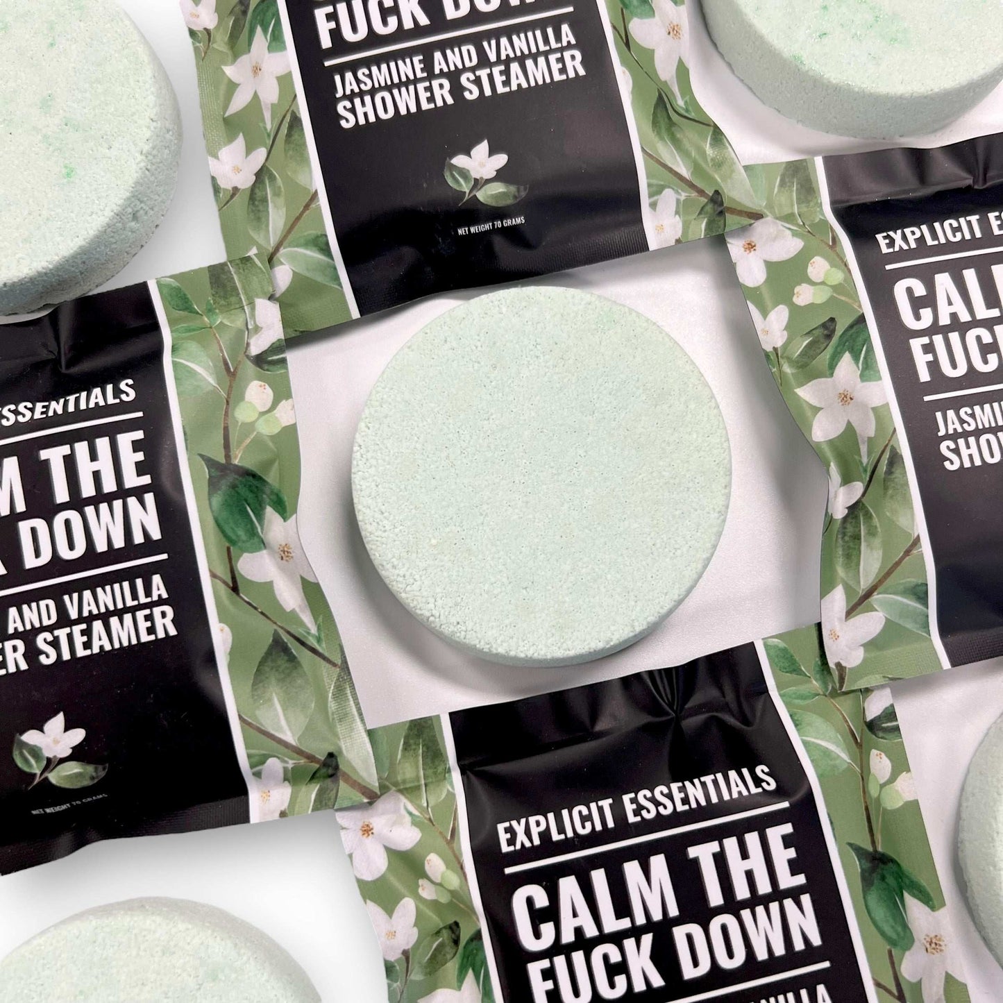 Calm The Fuck Down Shower Puck