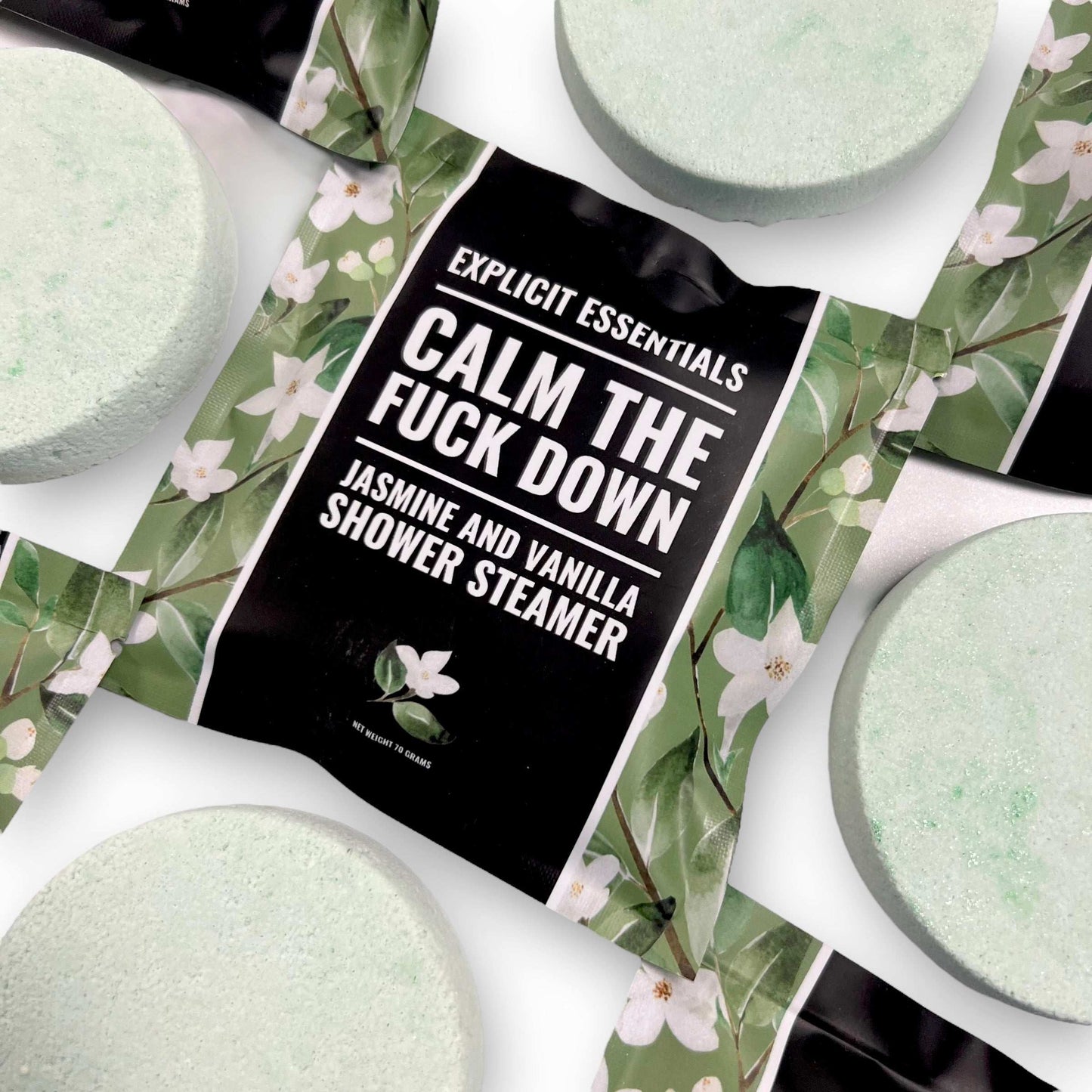 Calm The Fuck Down Shower Puck