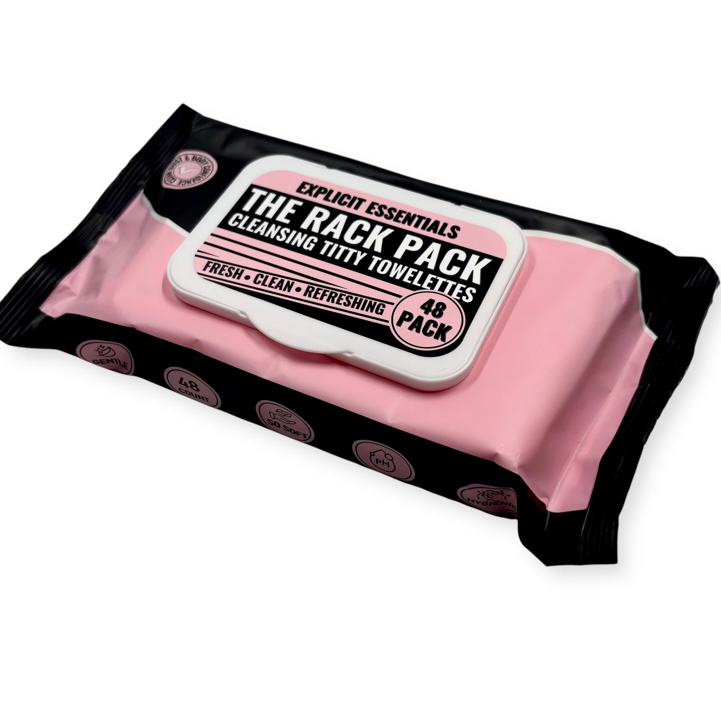 The Rack Pack Titty Towelettes - 3 Pack