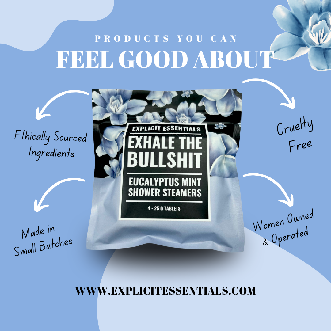 Exhale The Bullshit Shower Steamers