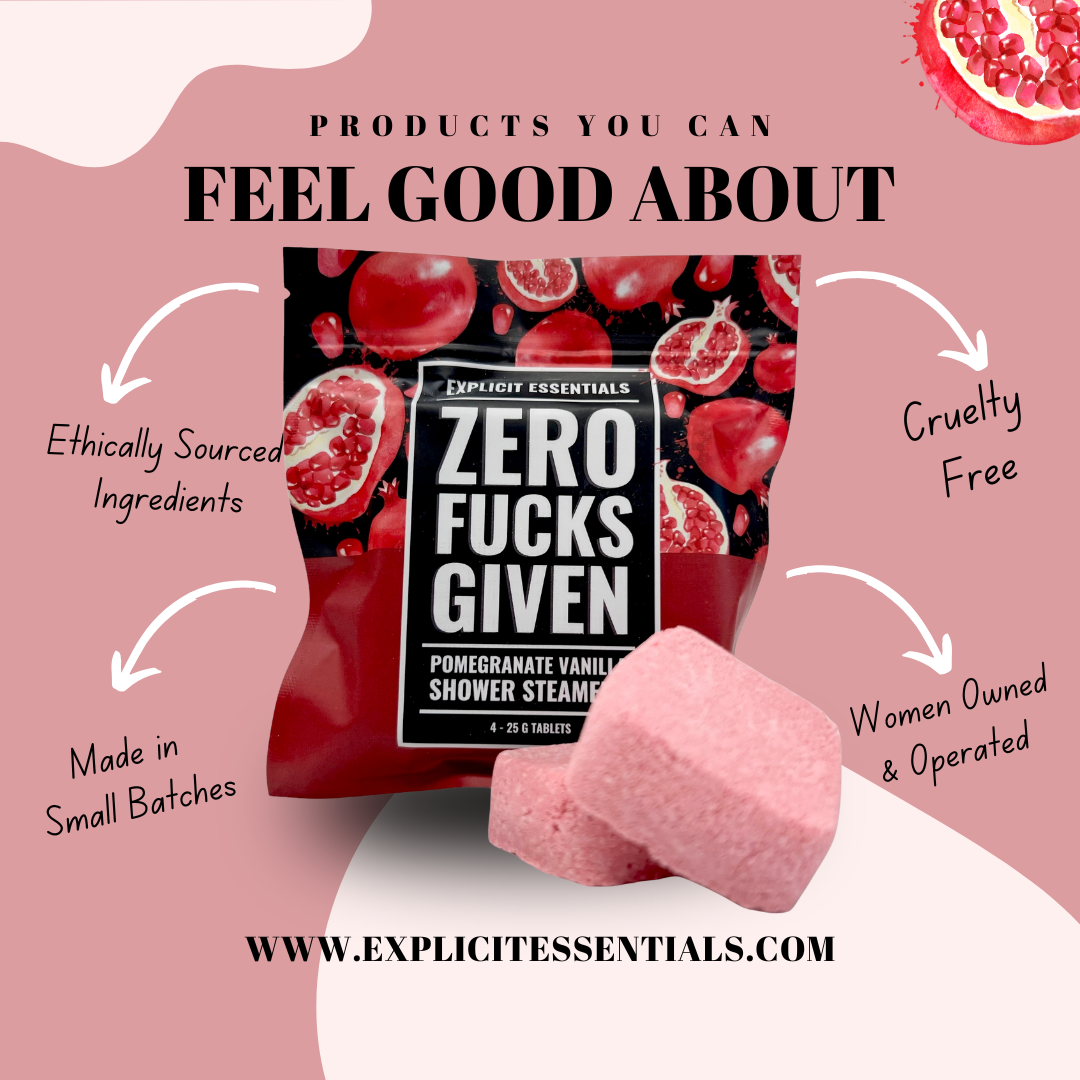 Zero Fucks Given Shower Steamer