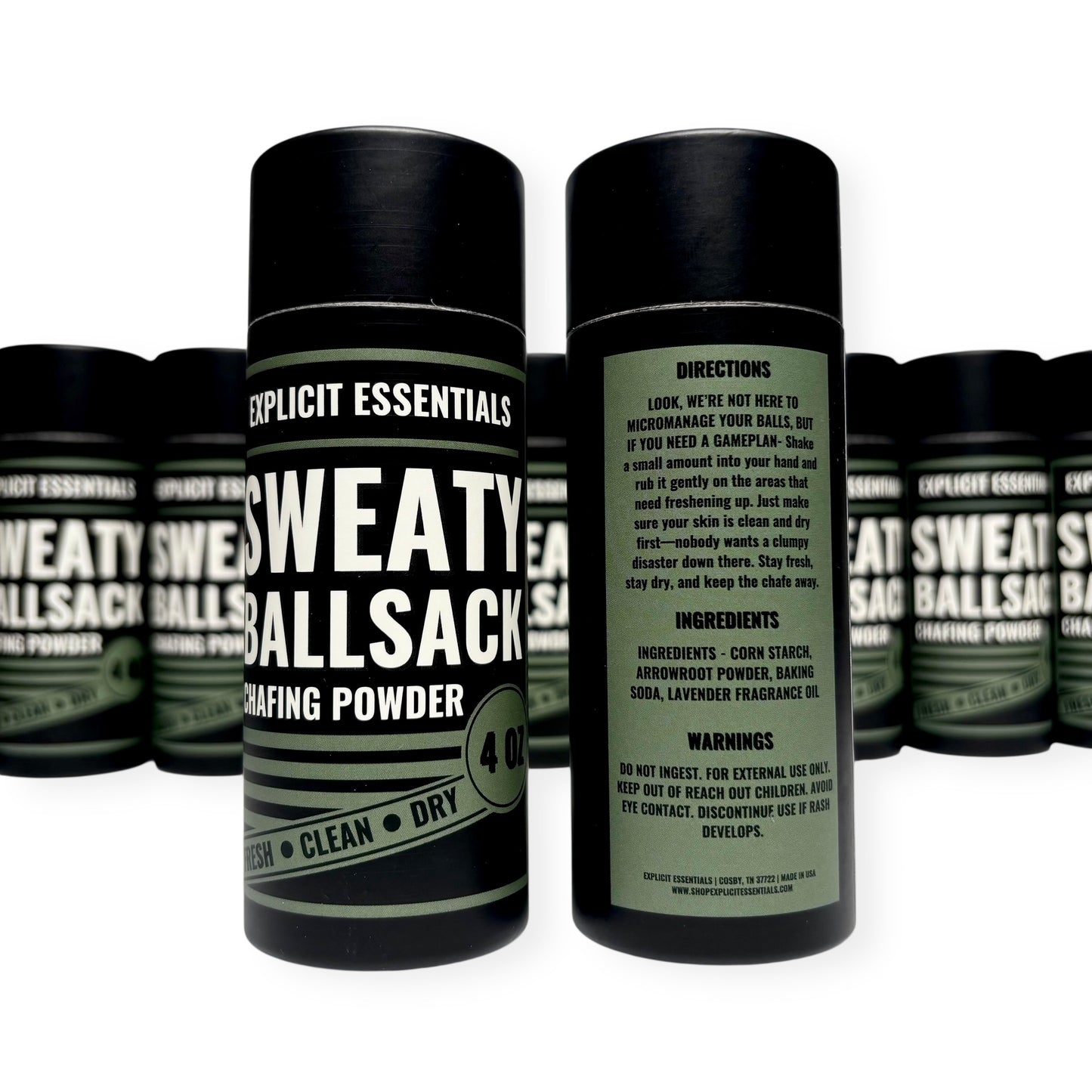 Sweaty Ball Sack Chafing Powder New