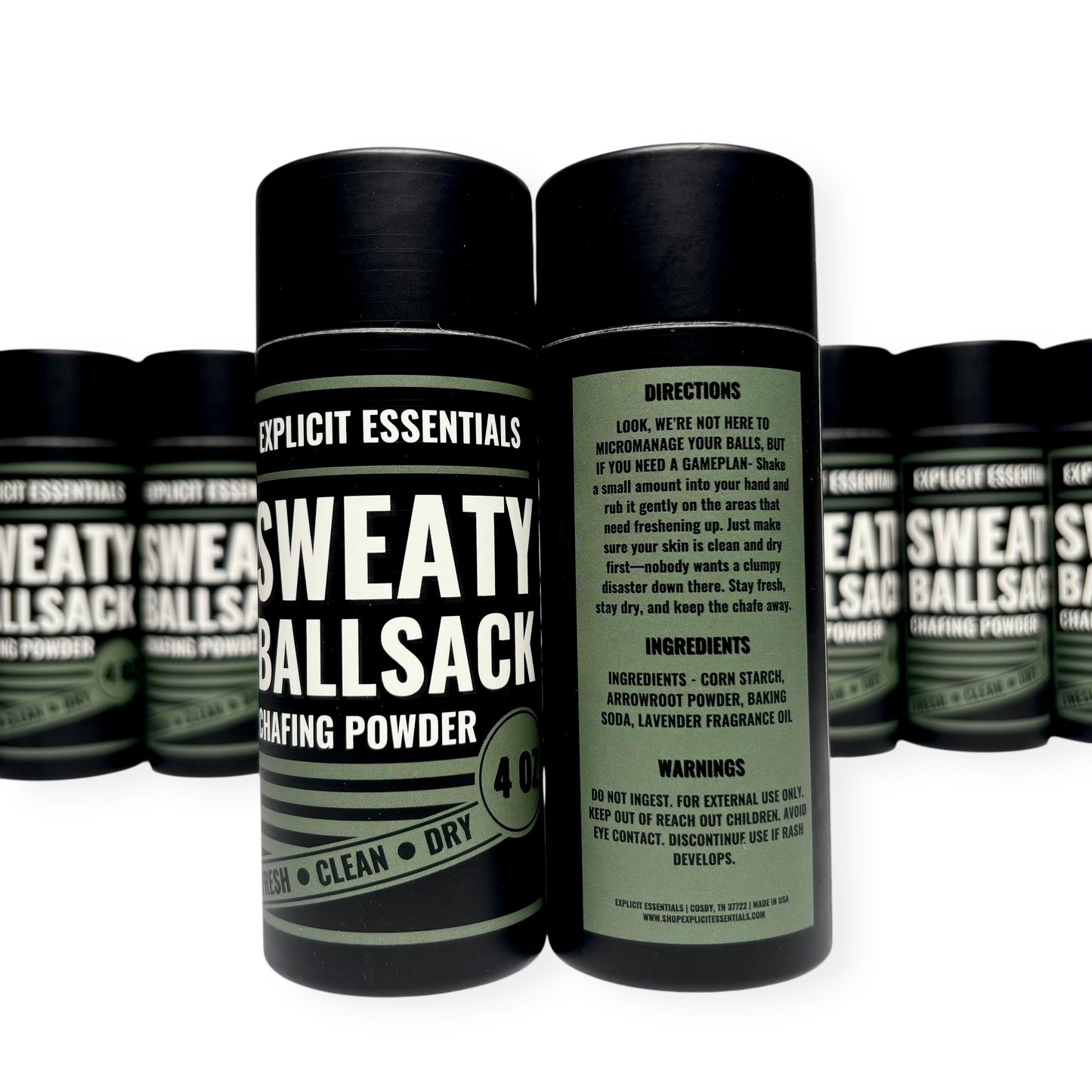 Sweaty Ball Sack Chafing Powder New