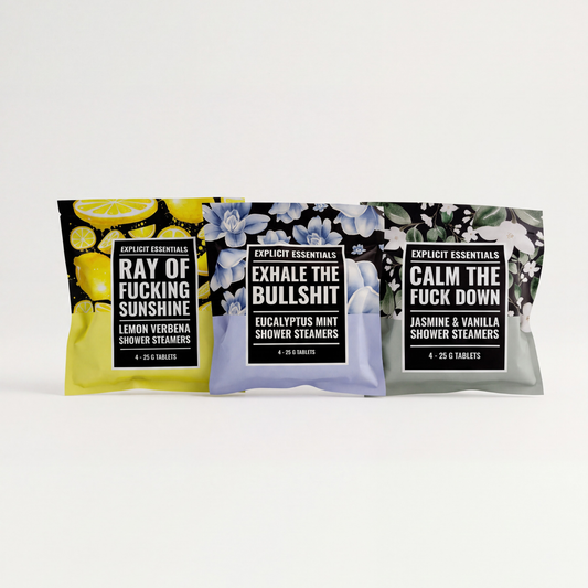 Exhale The Bullshit Shower Steamer Gift Set