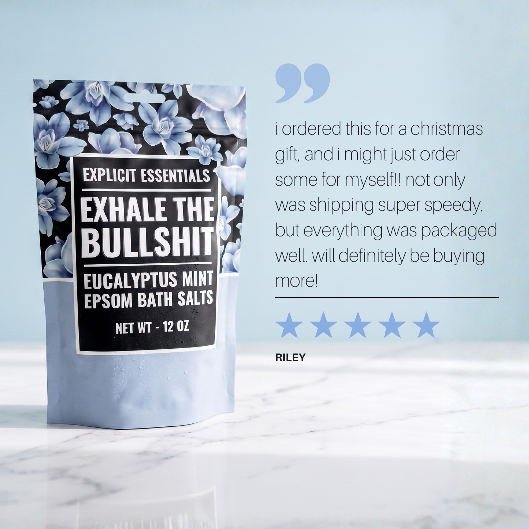 Exhale The Bullshit Bath Salts