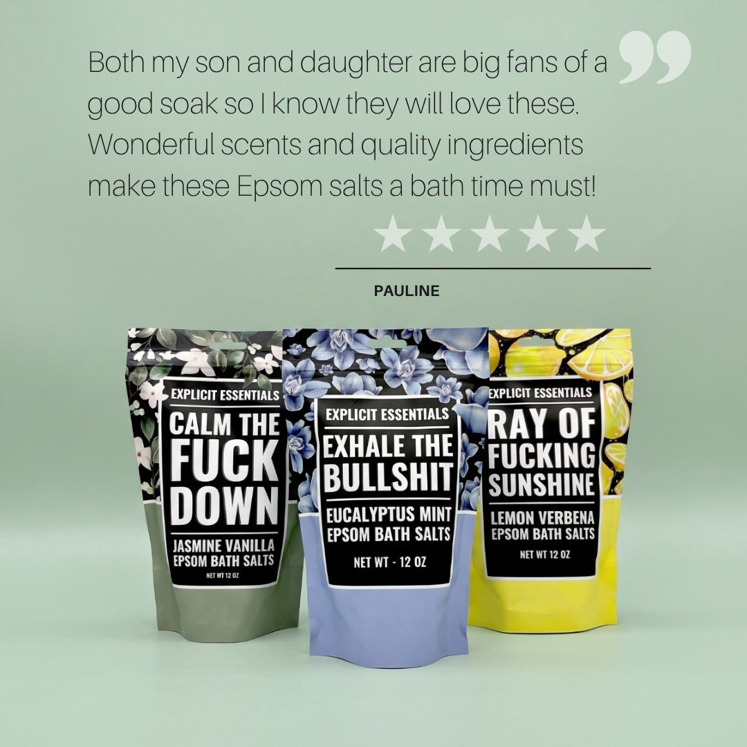 Exhale Bath Salt Gift Set