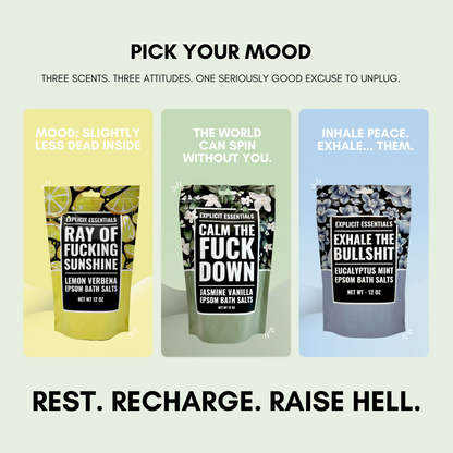 Exhale Bath Salt Gift Set