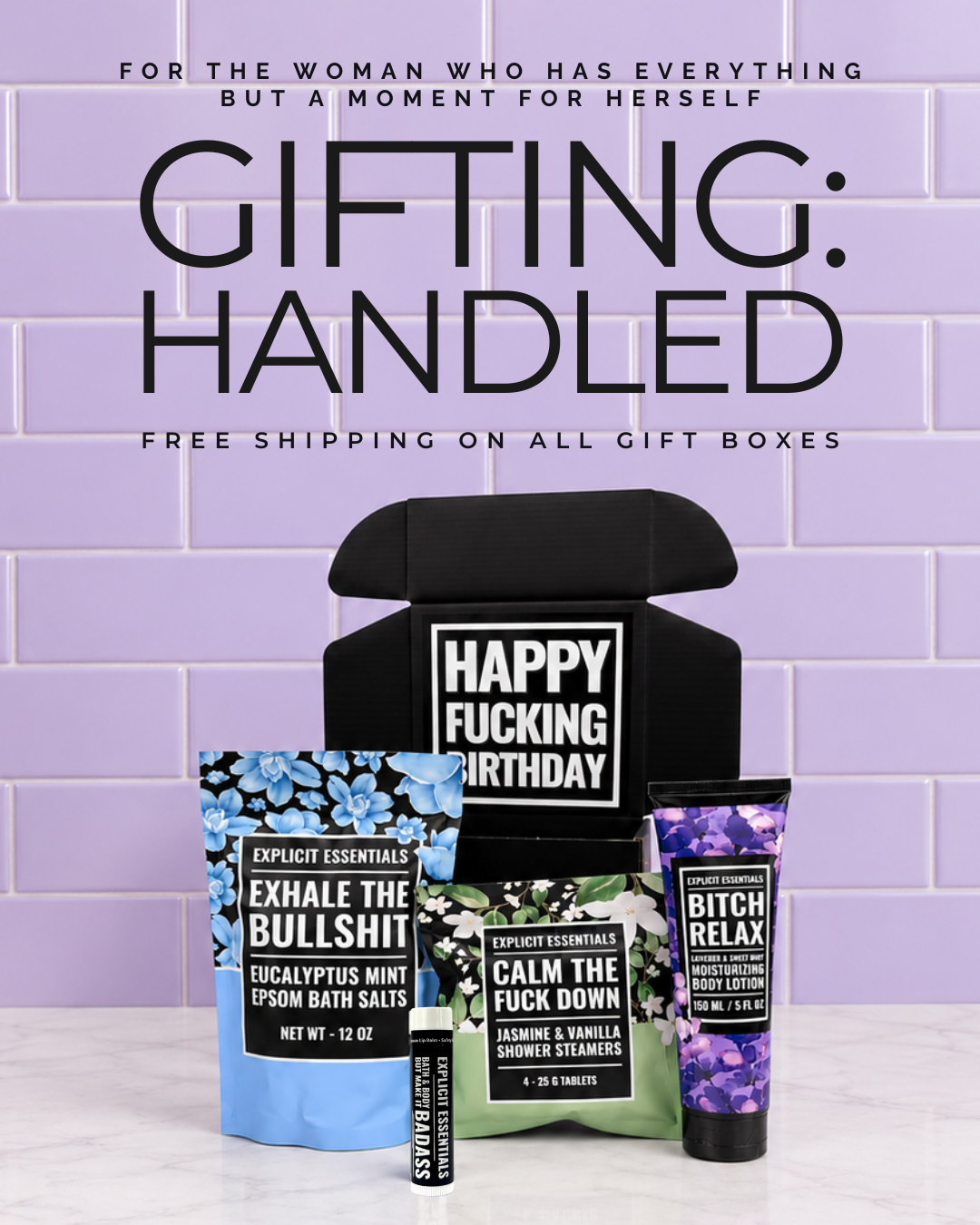 Happy Fucking Birthday Gift Box Set