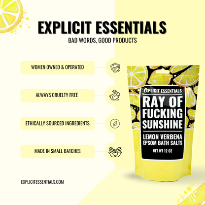 Ray Of Fucking Sunshine Bath Salts