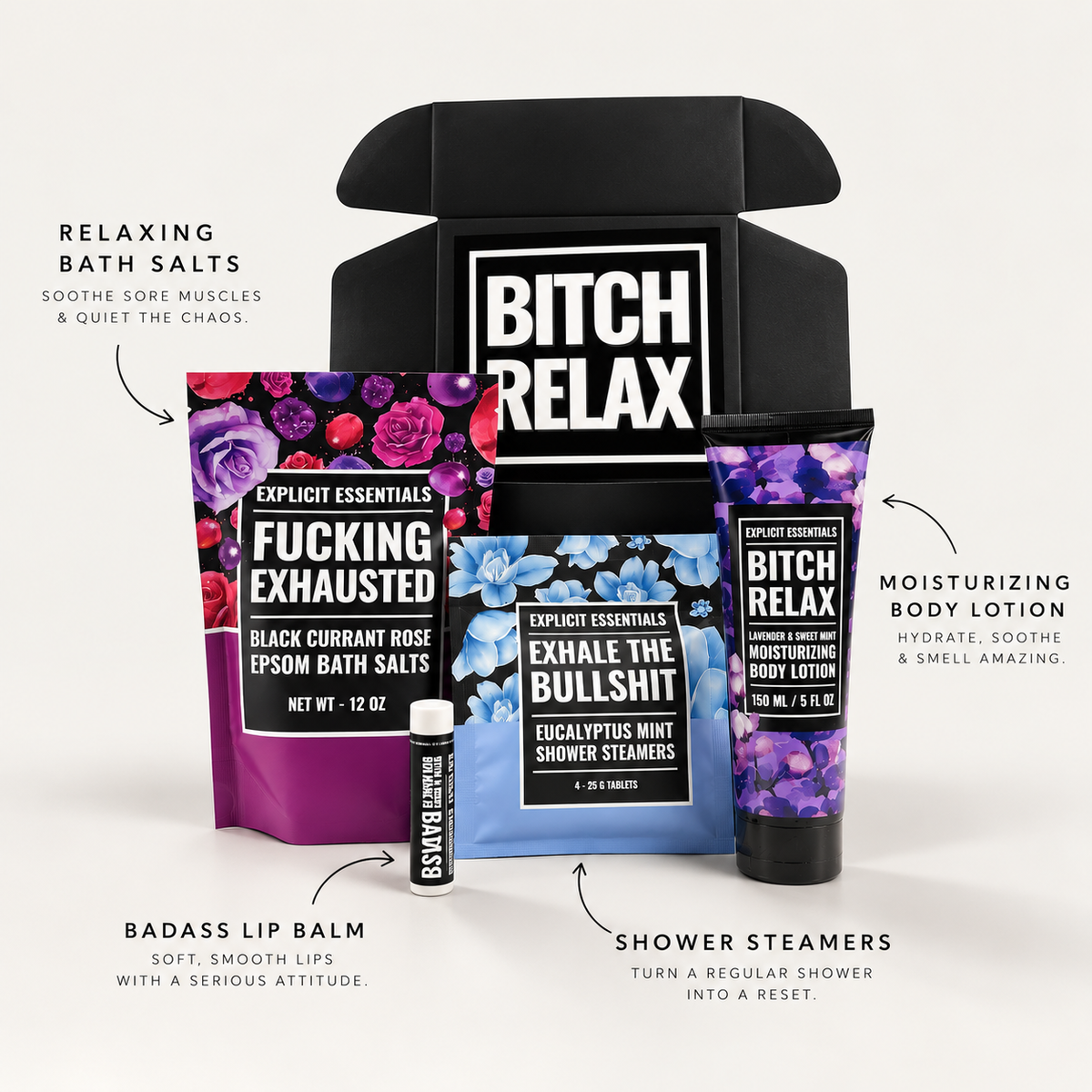 Bitch Relax Gift Box Set