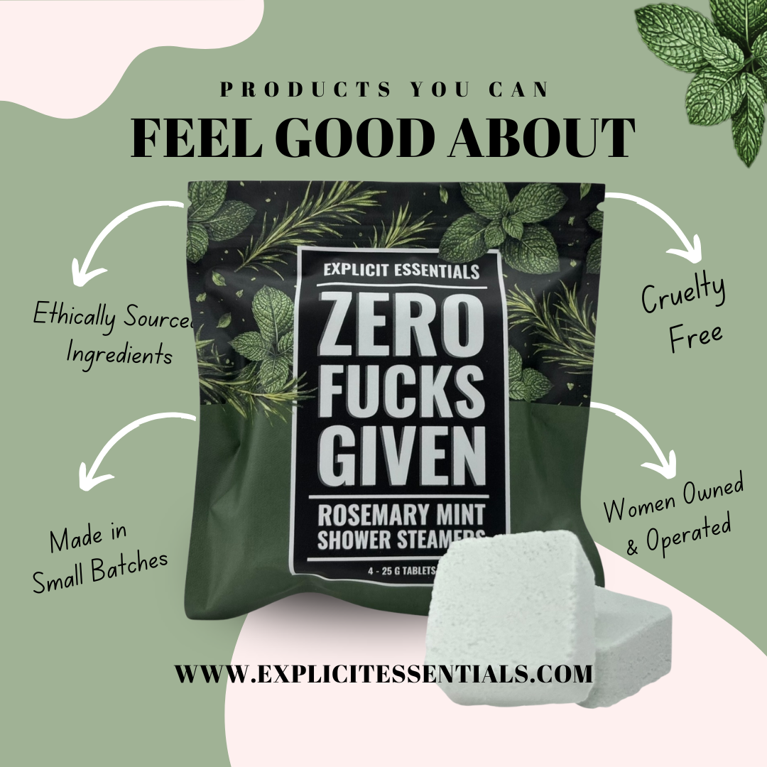 NEW Zero Fucks Given Shower Steamer