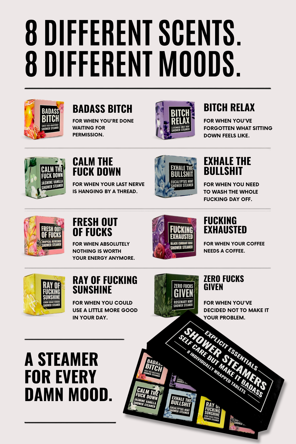 Shower Steamer Gift Box Set