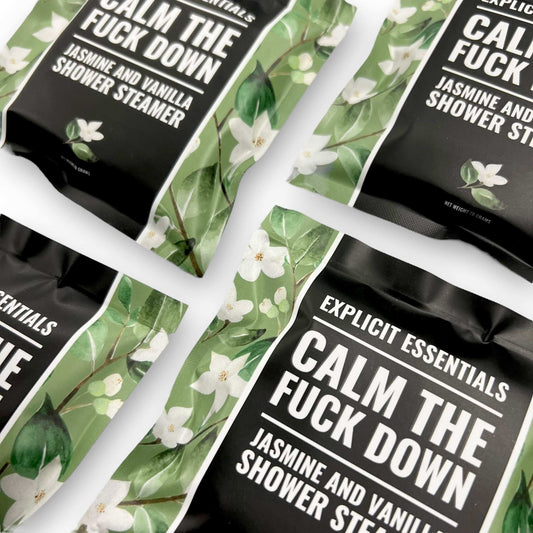 Calm The Fuck Down Shower Puck