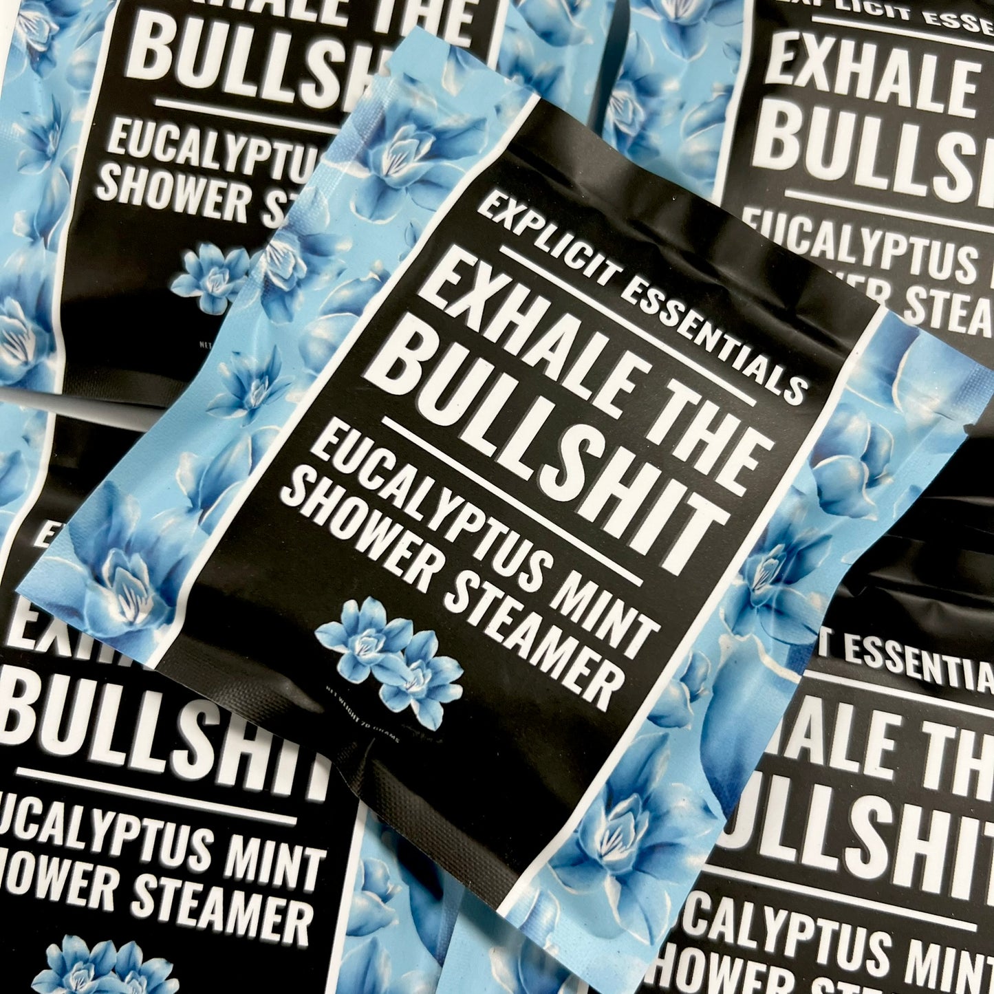 Exhale The Bullshit Shower Puck