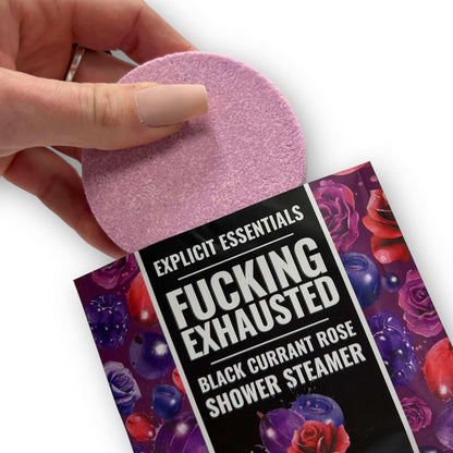 Fucking Exhausted Shower Puck