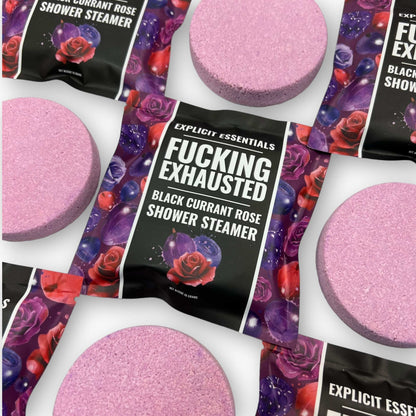 Fucking Exhausted Shower Puck