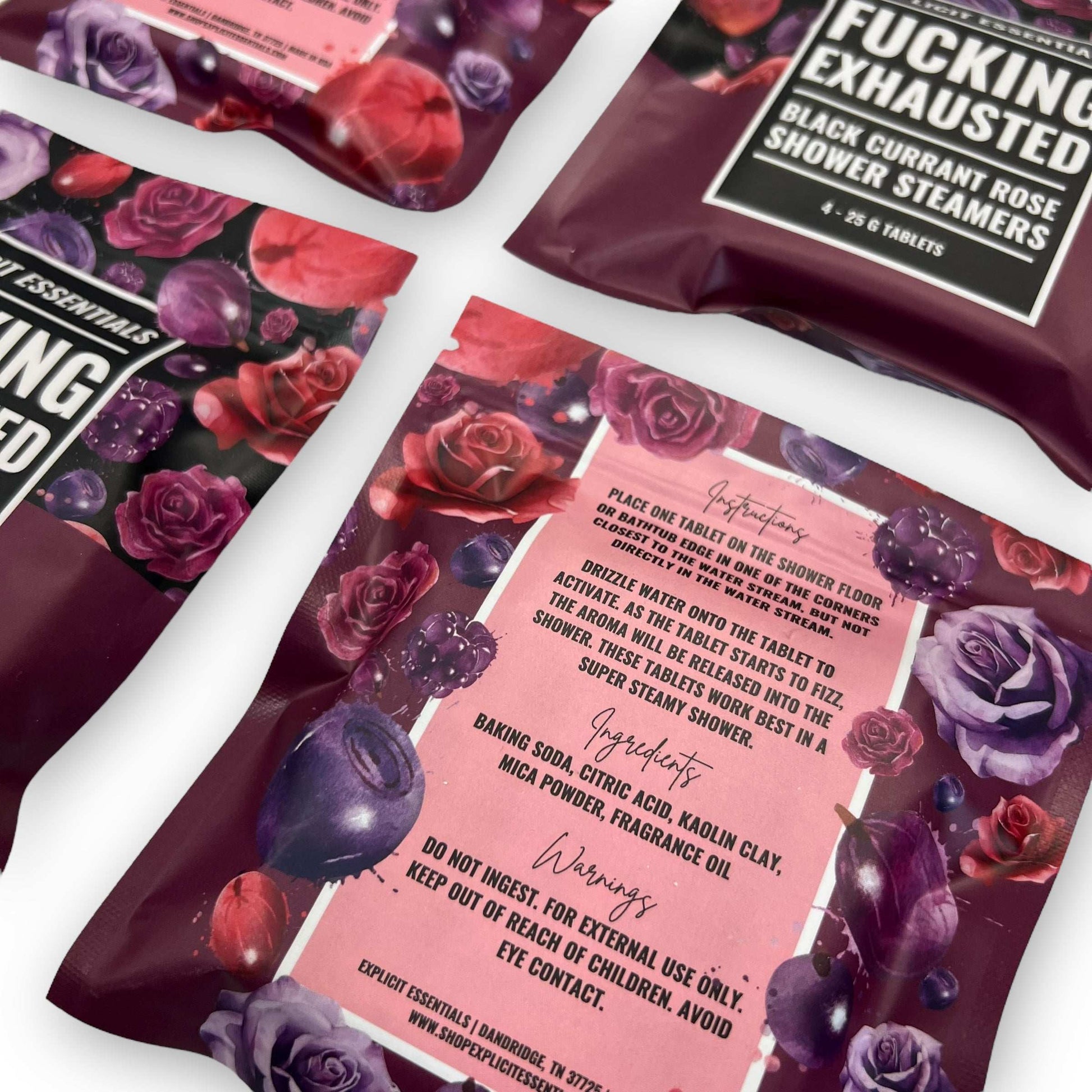 Fucking Exhausted Shower Steamers