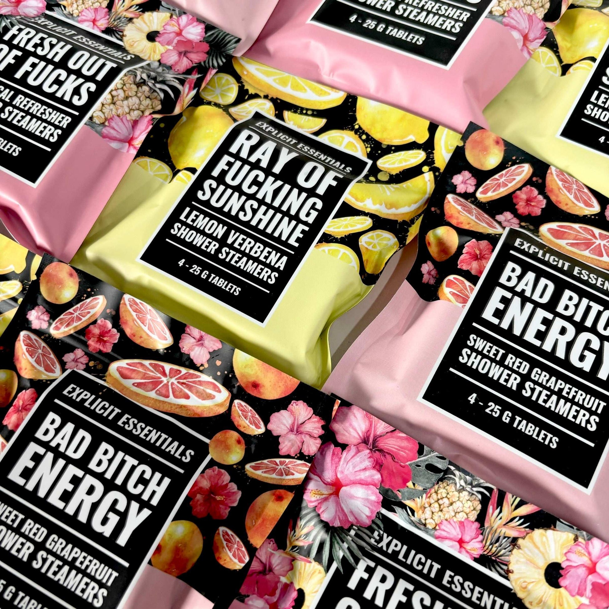 Miss Your Fucking Face Shower Steamer Gift Box Set