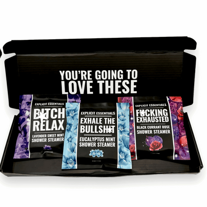 Relaxing Shower Steamer Puck Gift Box Set