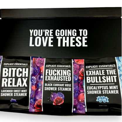 Relaxing Shower Steamer Puck Gift Box Set