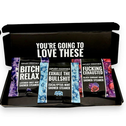 Relaxing Shower Steamer Puck Gift Box Set
