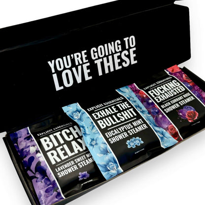 Relaxing Shower Steamer Puck Gift Box Set