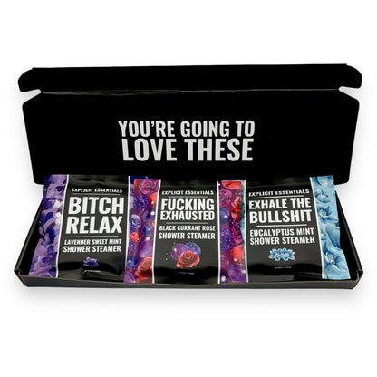Relaxing Shower Steamer Puck Gift Box Set