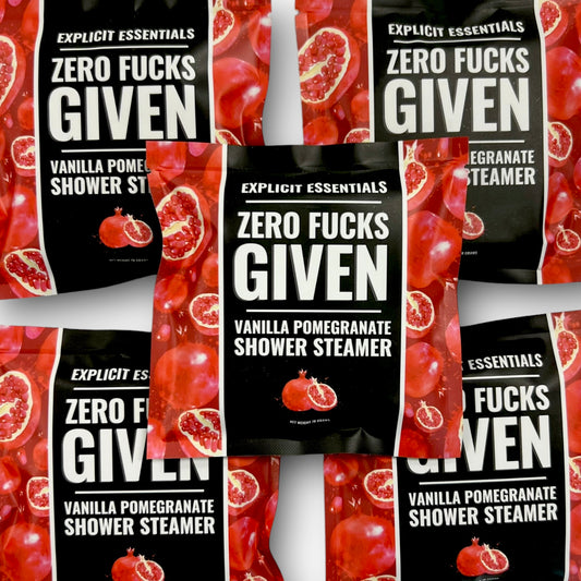 Zero Fucks Given Shower Puck