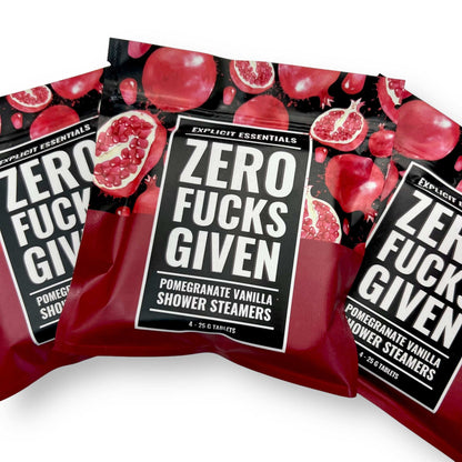 Zero Fucks Given Shower Steamer