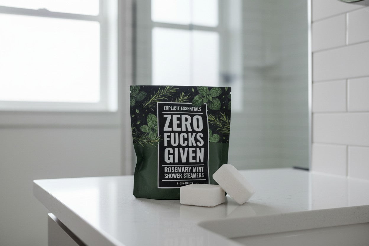 NEW Zero Fucks Given Shower Steamer