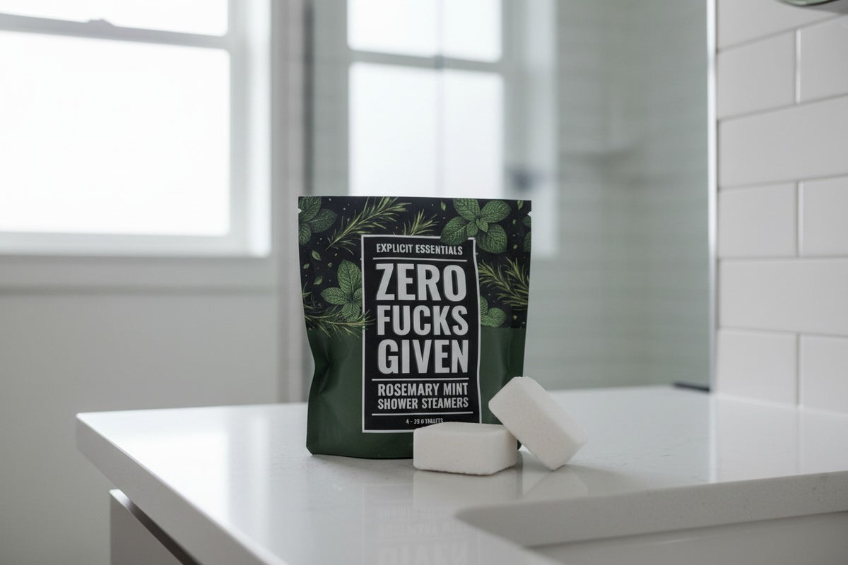 NEW Zero Fucks Given Shower Steamer