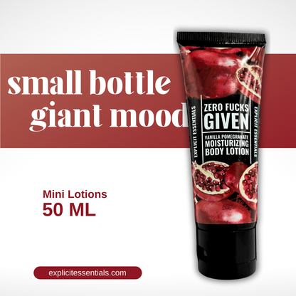 Zero Fucks Given - Mini Lotion