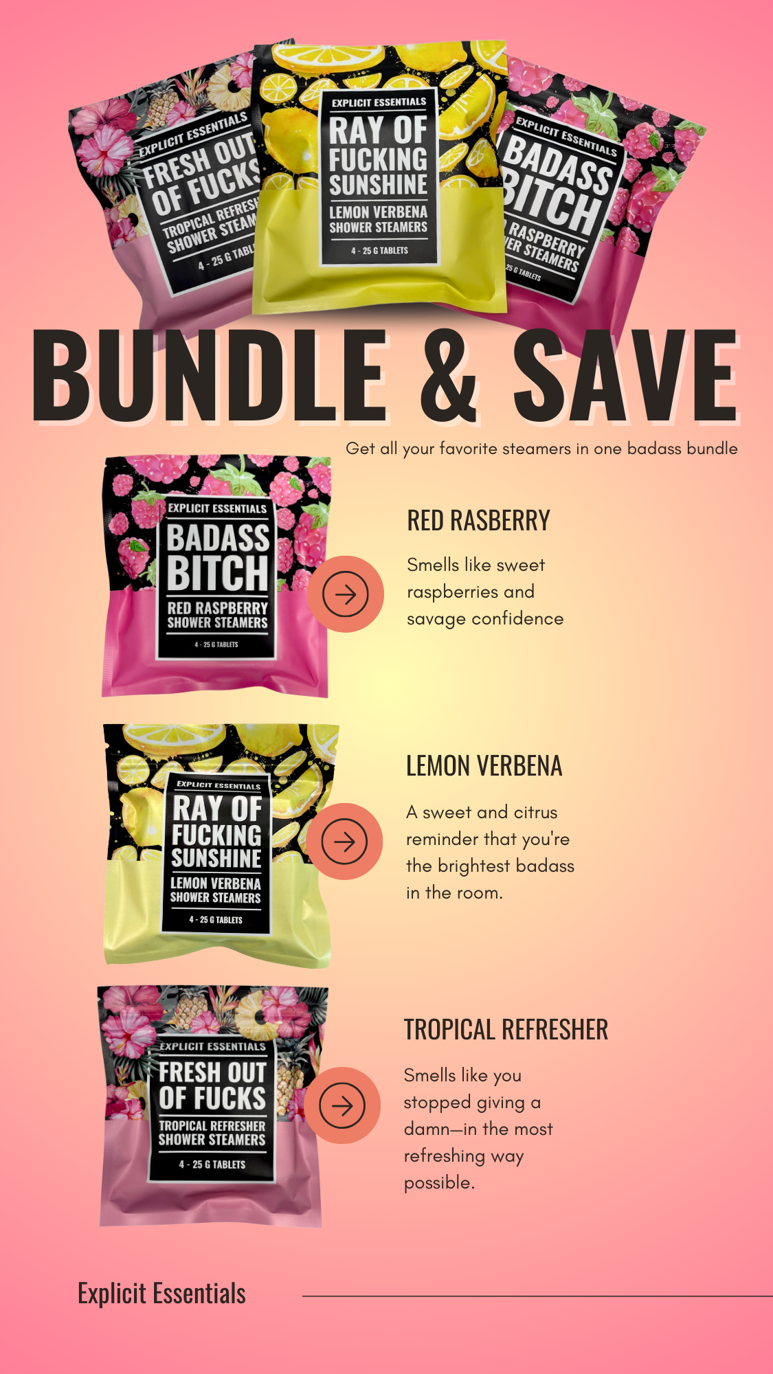 Energizing Shower Steamer Gift Set