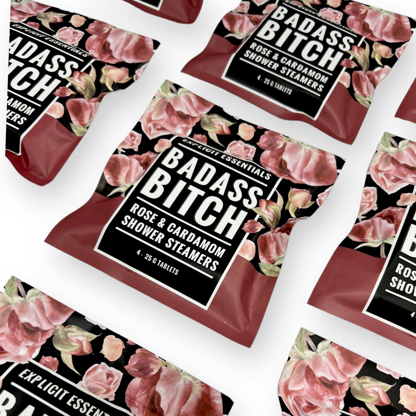Bad Ass Bitch Rose Shower Steamers