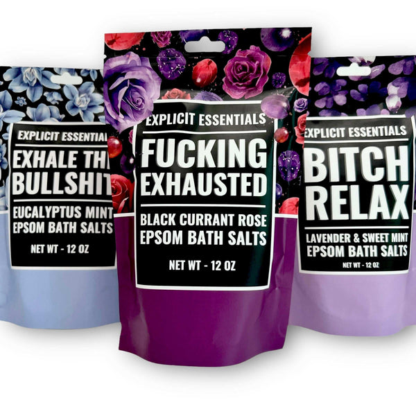Best Selling Bath Salt Gift Set – Explicit Essentials