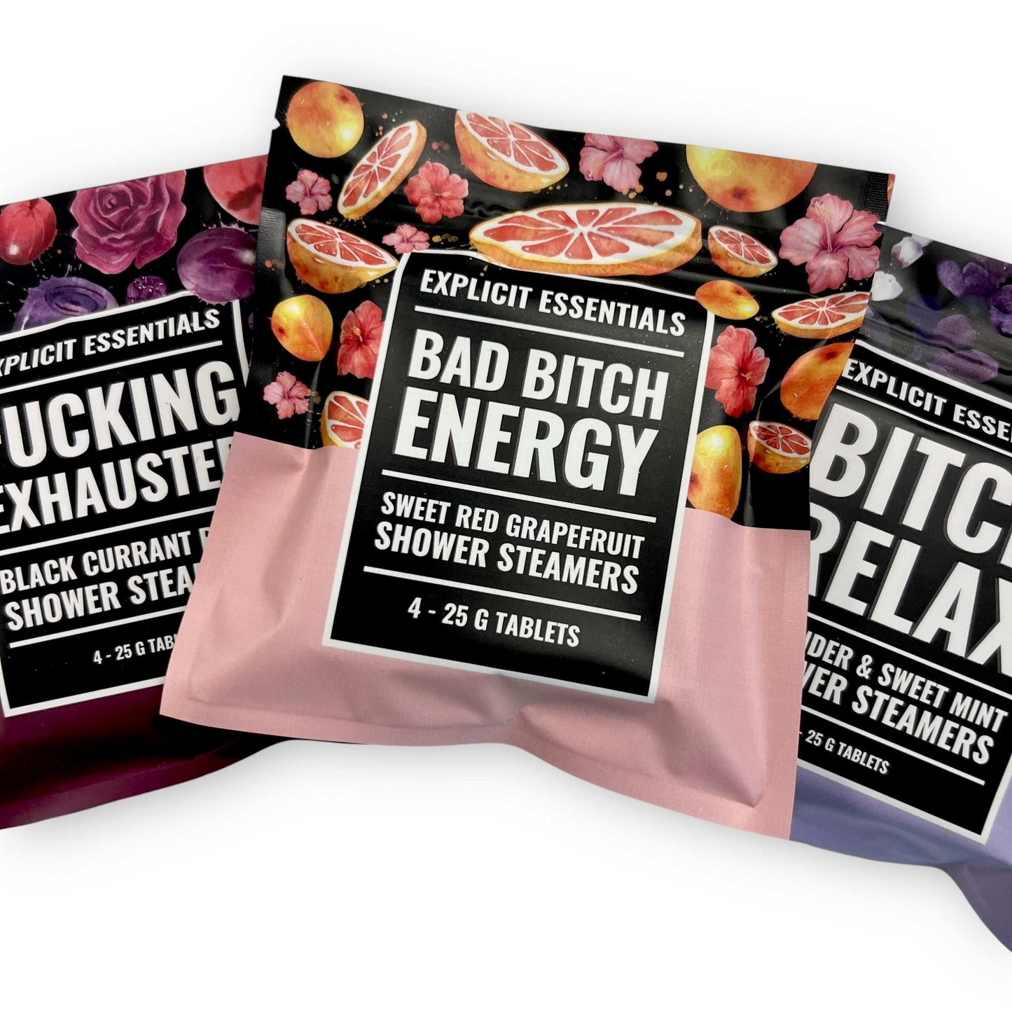 Relaxing Bad Bitch Shower Steamer Trio Set