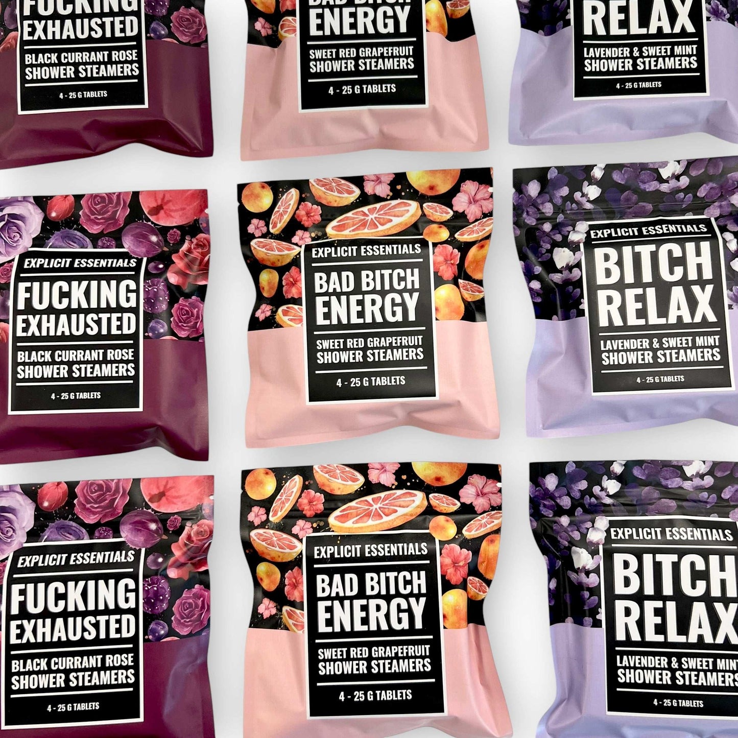 Relaxing Bad Bitch Shower Steamer Trio Set