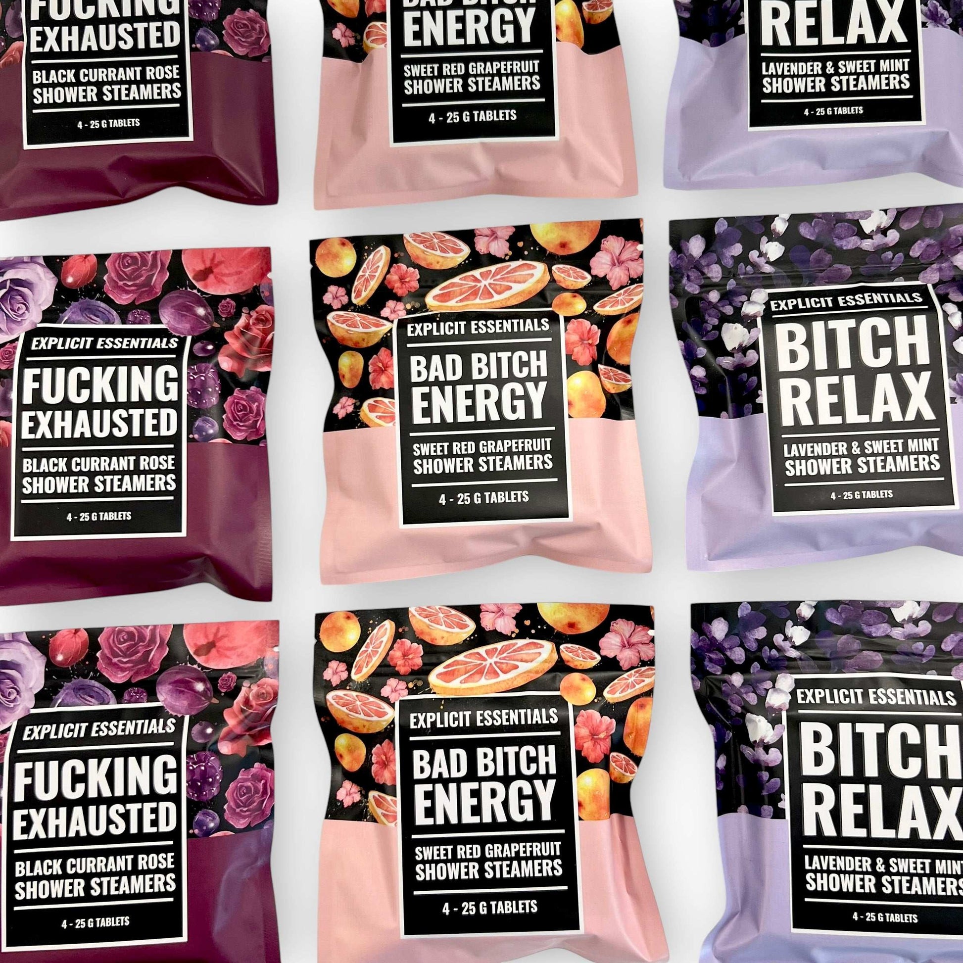 Relaxing Bad Bitch Shower Steamer Trio Set