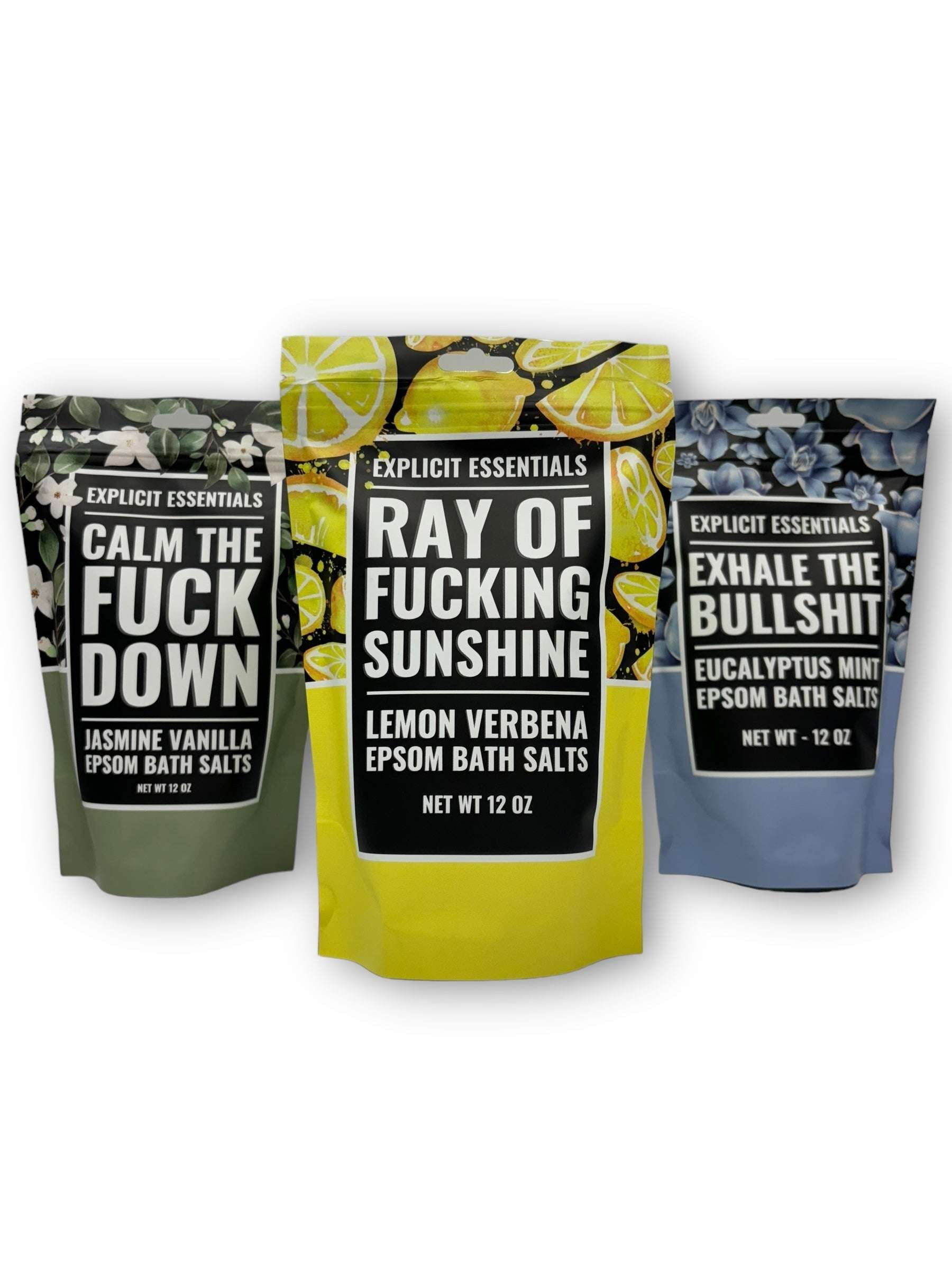Bath Salt Trio Set
