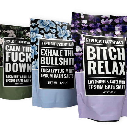 Calming Bath Salt Trio Gift Set