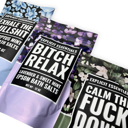 Calming Bath Salt Trio Gift Set
