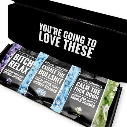 Calming Shower Steamer Puck Gift Box Set