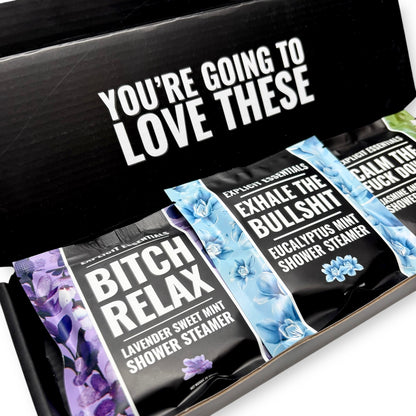 Calming Shower Steamer Puck Gift Box Set