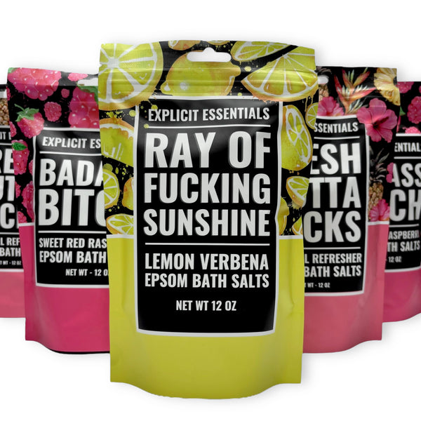 Energizing Bath Salt Gift Set – Explicit Essentials